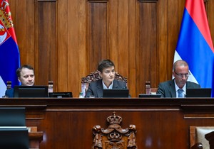 Ana Brnabić, Sednica Skupštine
