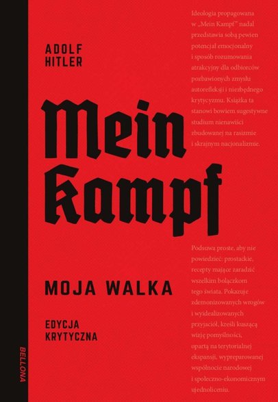 "Mein Kampf. Edycja krytyczna", red. Eugeniusz Cezary Król (okładka)