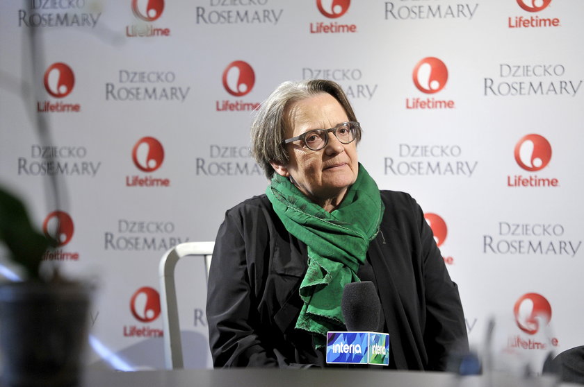 Agnieszka Holland na premierze „Dziecka Rosemary” w Lifetime