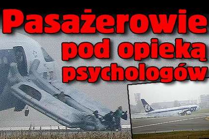 Pasażerowie pod opieką psychologów