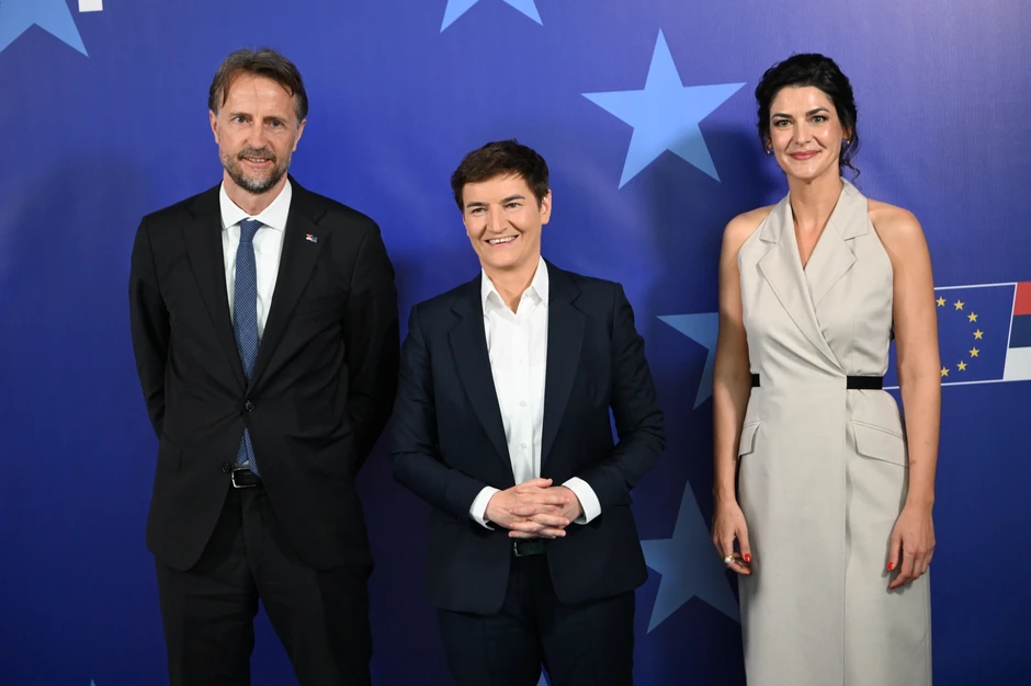 Andreas fon Bekerat i Ana Brnabić