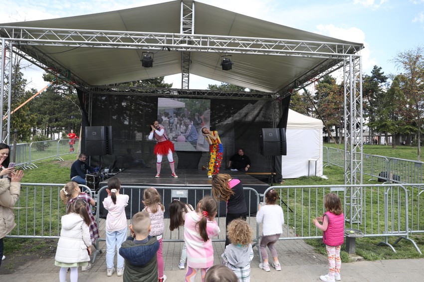 Tašmajdanski park,  uskršnji karneval