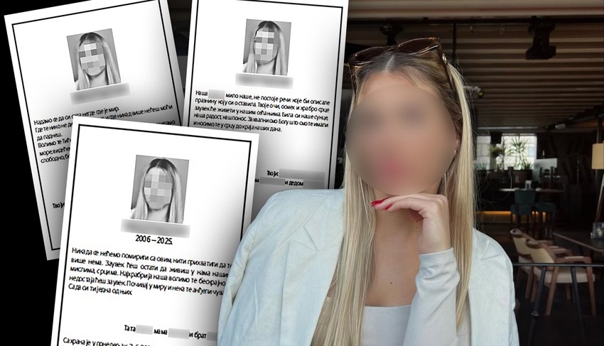 Čitulje kojima su se najbliži oprostili od Tijane R.