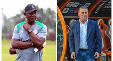 ‘You can’t cage such players’ - Ex-Super Eagles star claims Eguavoen is a better coach than Peseiro