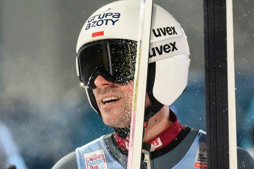 Piotr Żyła zajął siódme miejsce w Pucharze Świata w skokach narciarskich. Fot EPA/CHRISTIAN BRUNA Dostawca: PAP/EPA.