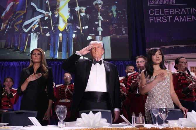 Melanija i Donald Tramp i Veidžia Đang