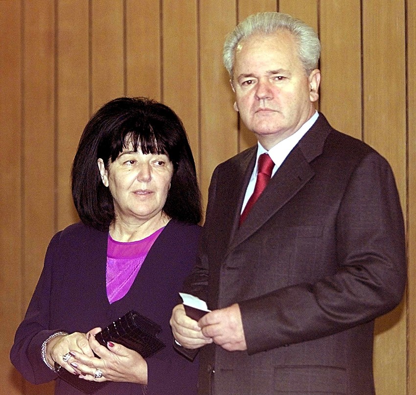 Mira Marković i Slobodan Milošević