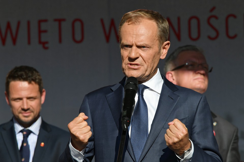 Wiec na Długim Targu. Przemówienie Donalda Tuska