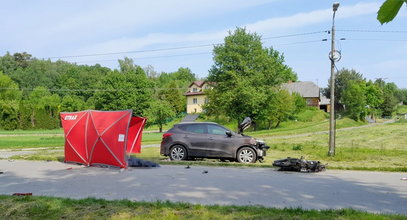 Koszmarny wypadek pod Lublinem. Małżeństwo seniorów zginęło na skuterze