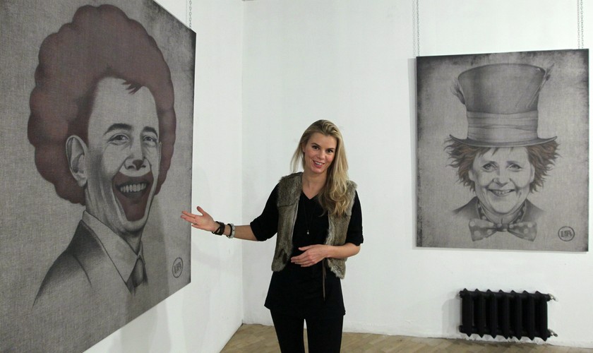 Wystawa 'Bez polityki. To tylko żart'