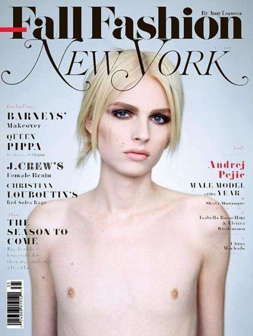 Andrej Pejic okładki