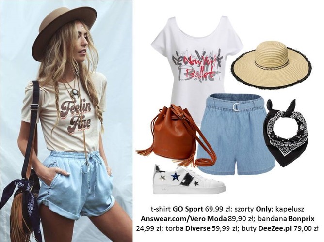 Koszulki z nadrukami. STYLIZACJE