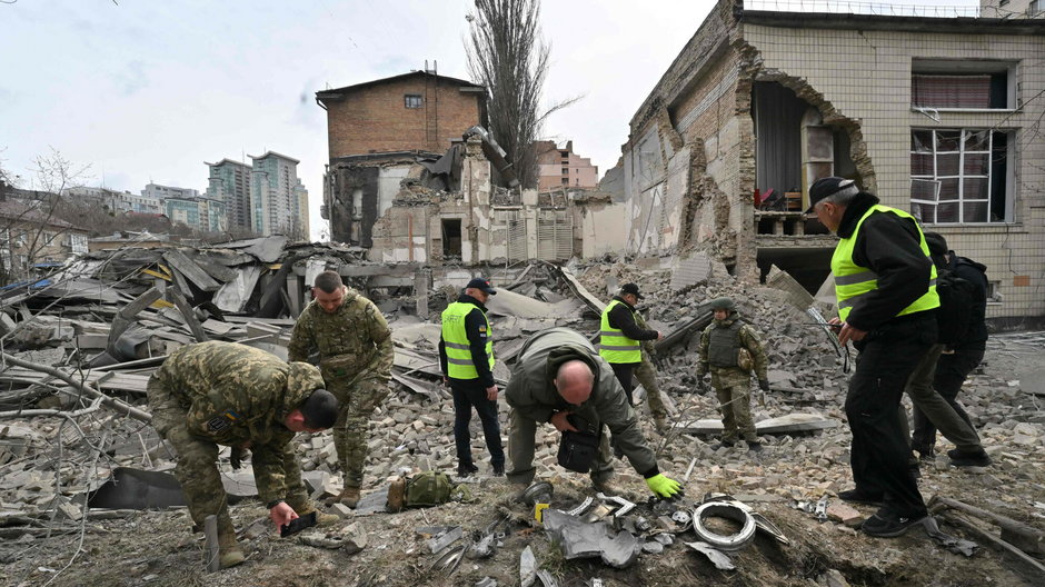 Wojska Putina ostrzelały Kijów w poniedziałek 25 marca