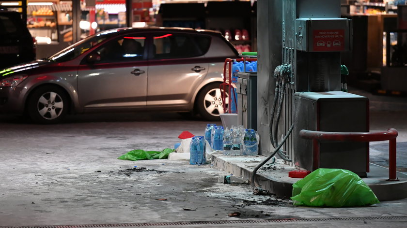 22-latek podpalił się na stacji benzynowej w Gdańsku