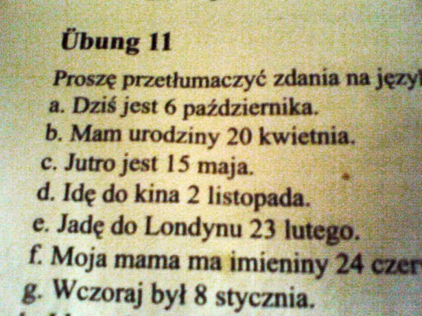 Datą urodzin Hitlera uczą nas niemieckiego