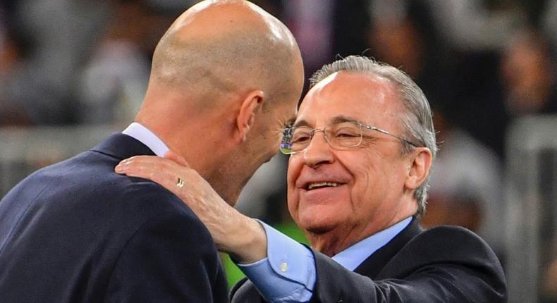 Florentino Perez is starting his sixth term as Real Madrid president