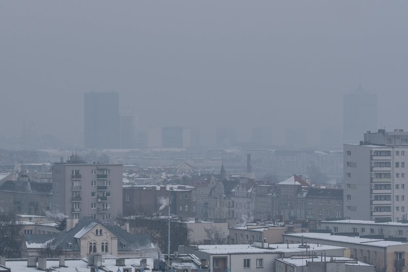 Smog nad Poznaniem 18.01