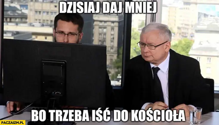 Radosław Fogiel i Jarosław Kaczyński bohaterami memów