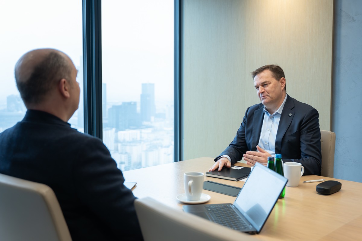 Bogdan Benczak, p.o. prezes PZU w rozmowie z Łukaszem Wilkowiczem