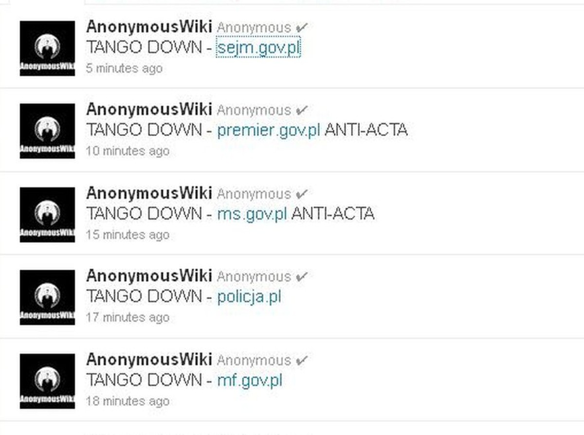 Anonymous atakuje
