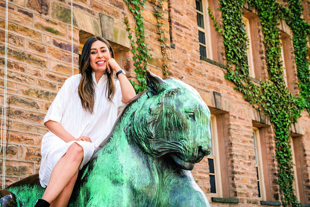 “Walking across the stage, throwing our hats in the air, is really symbolic. I’ve been looking forward to this for practically my whole life KATYA VERA, 22 Princeton University.