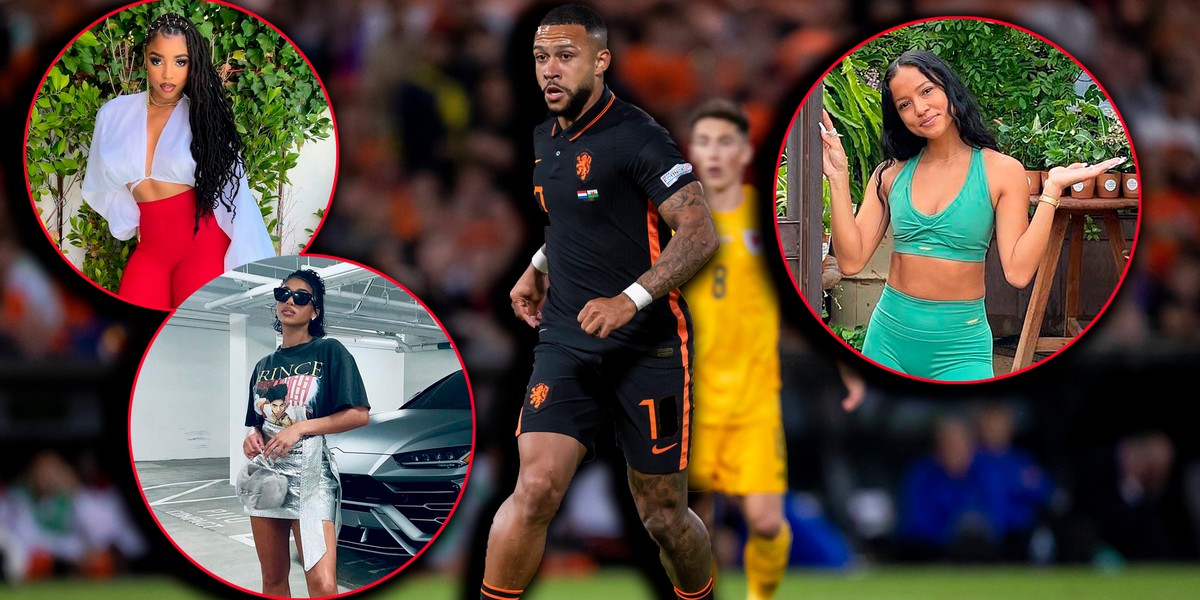 Poza boiskiem Memphis Depay bardziej przypomina Neymara, niż Roberta Lewandowskiego.