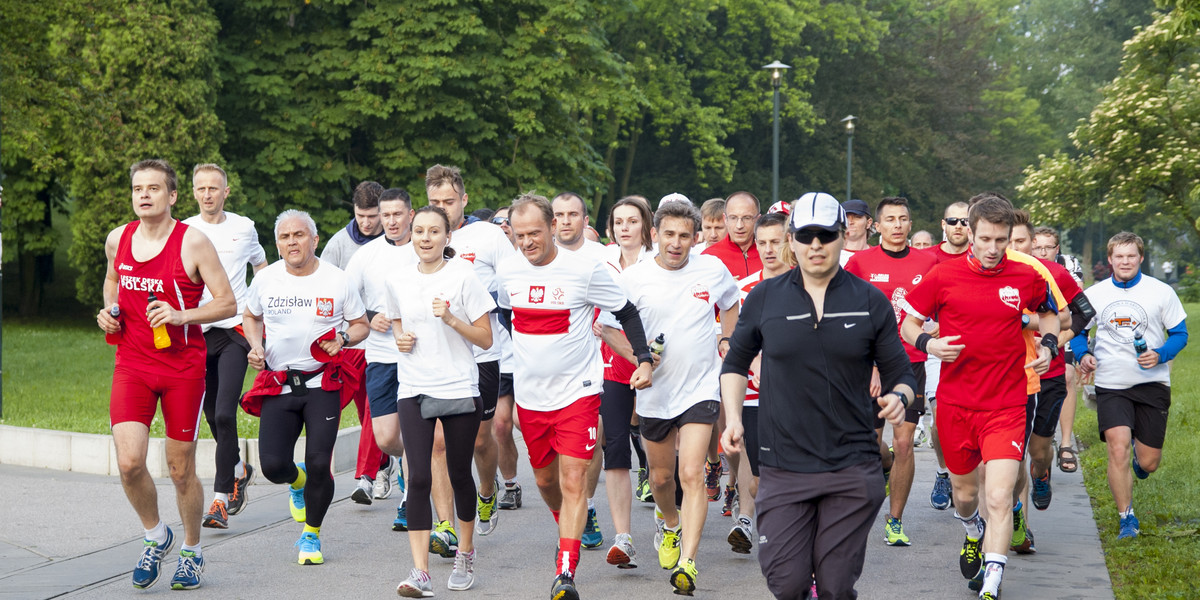 Bieg wolności premiera Tuska