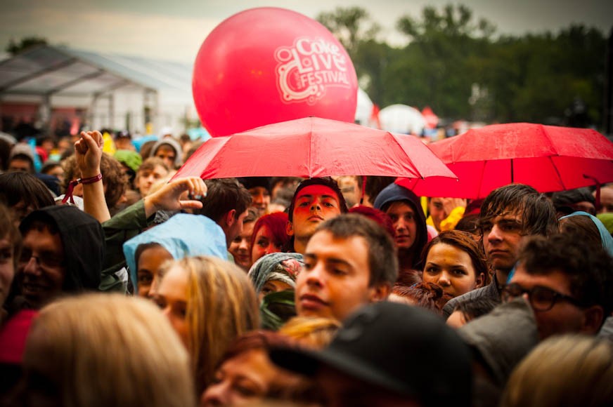 Coke Live Music Festival 2012 - publiczność (fot. Monika Stolarska / Onet)