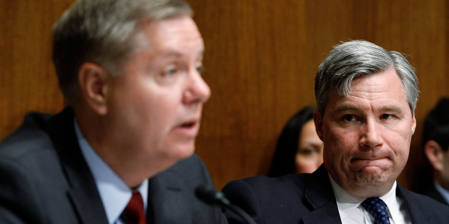Republican Sen. Lindsey Graham and Whitehouse.