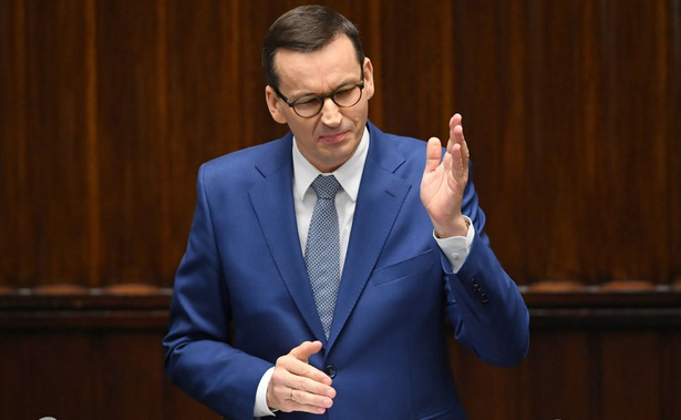 Premier Mateusz Morawiecki w Sejmie