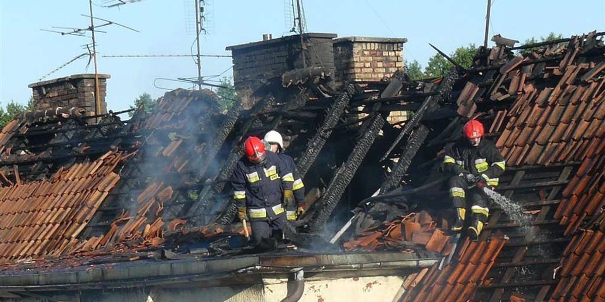 Smażyła placki i spaliła kamienicę