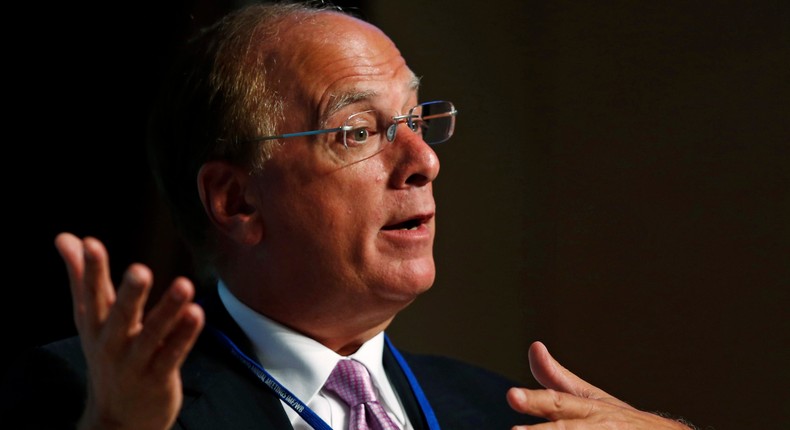 BlackRock CEO Larry Fink.