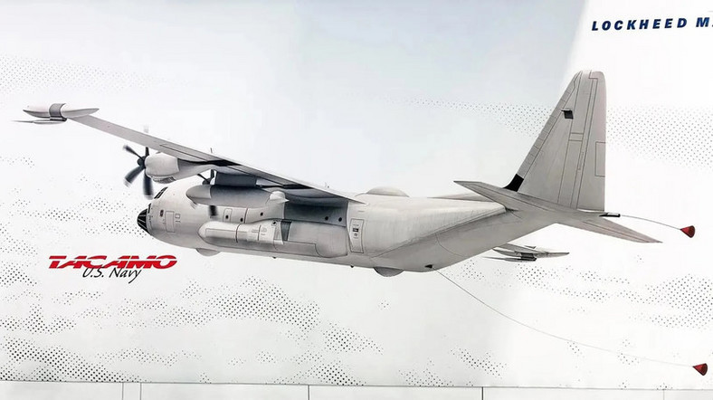 Samolot EC-130J TACAMO "Doomsday Aircraft" Hercules firmy Lockheed Martin