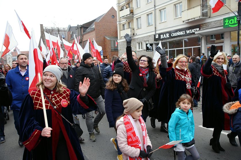 parada niepodległości w Gdańsku