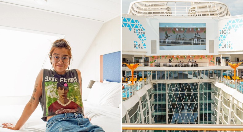 Insider's reporter took her first cruise aboard Royal Caribbean's Wonder of the Seas, the largest ship of its kind.Joey Hadden/Insider