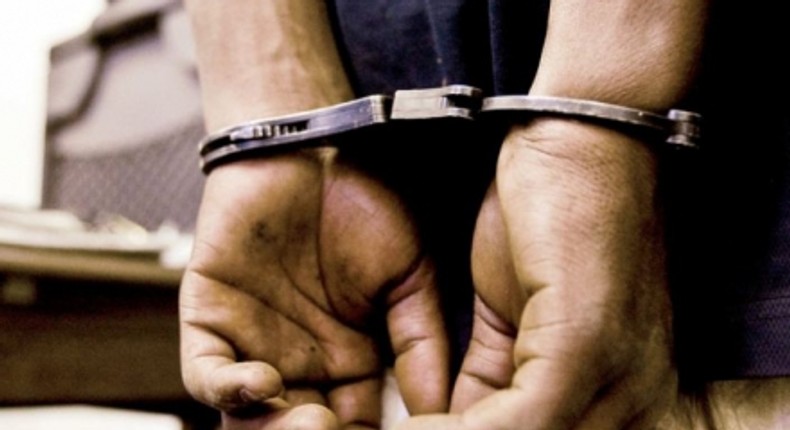 Police parade 25-yr-old man for defiling his neighbour’s 14-year-old daughter. (Citizen)