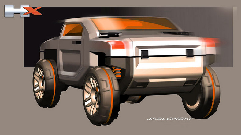 Hummer HX Concept: wojskowy off-road w sportowym dresie