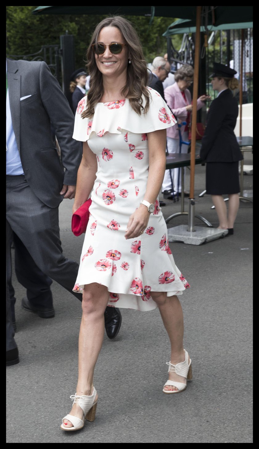 Pippa Middleton na trybunach w Londynie