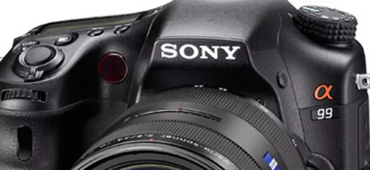 Sony szykuje aparat SLT z pełnoklatkową matrycą