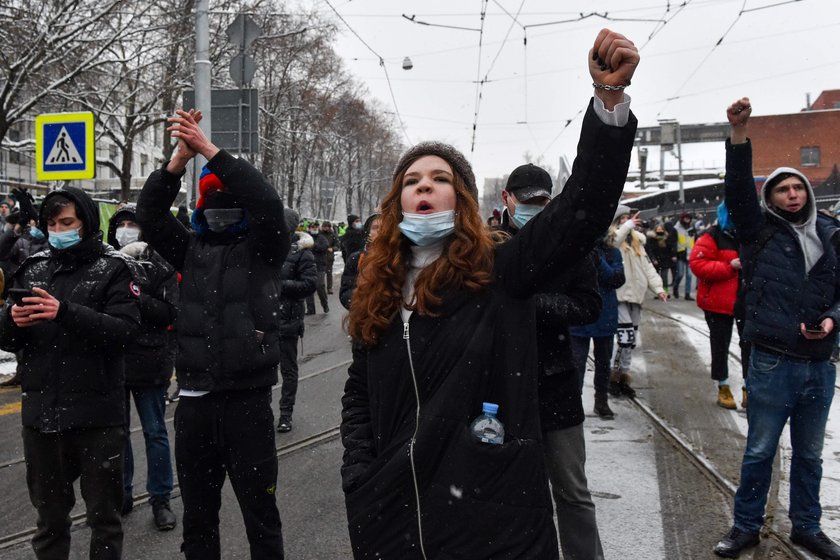 Rally in support of Alexei Navalny in Moscow