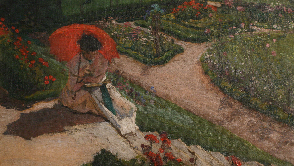 Obraz "Czerwona parasolka" Józefa Mehoffera - od lat prezentowany w Krakowie - stał się własnością Muzeum Narodowego. Dzieło kupiono od wnuka artysty za 250 tys. złotych.
