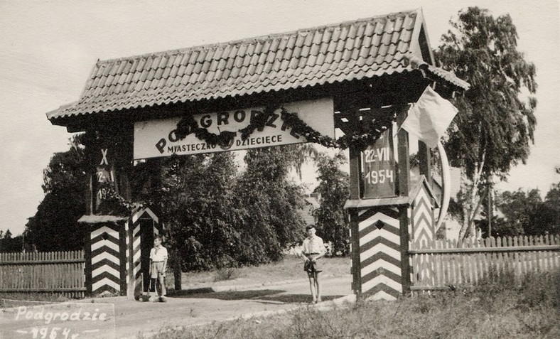 Miasteczko Dziecięce, Podgrodzie, Nowe Warpno, 1954 r.