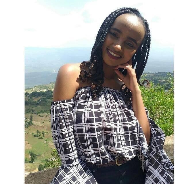Moi University med student Ivy Wangechi who was hacked to death at the Moi Teaching and Referral Hospital (Twitter)