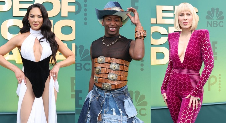 Amanza Smith, Markell Washington, and Natasha Bedingfield on the red carpet.Monica Schipper/Getty Images