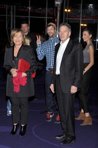 Teresa i Dariusz Rosati na premierze 'Obławy'