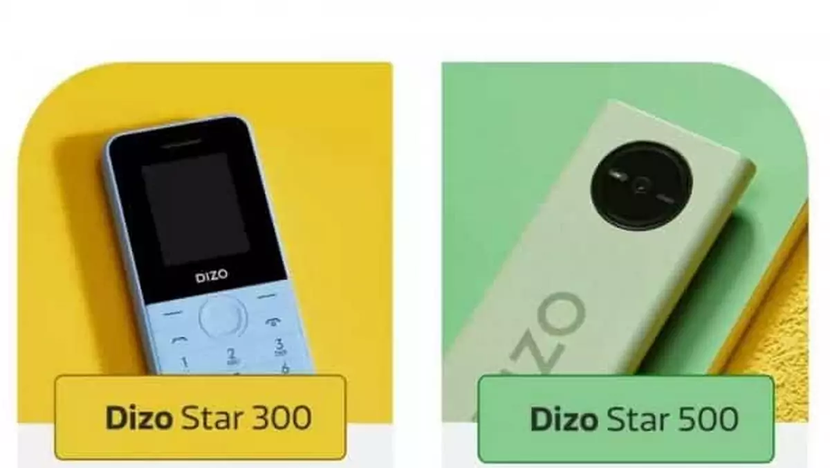 Realme Dizo Star 300/500 to tanie, klasyczne telefony komórkowe