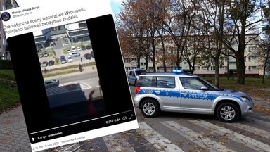 Pościg we Wrocławiu. Kierowca jechał wprost na dziecięcy wózek. "Jezu, dziecko!"