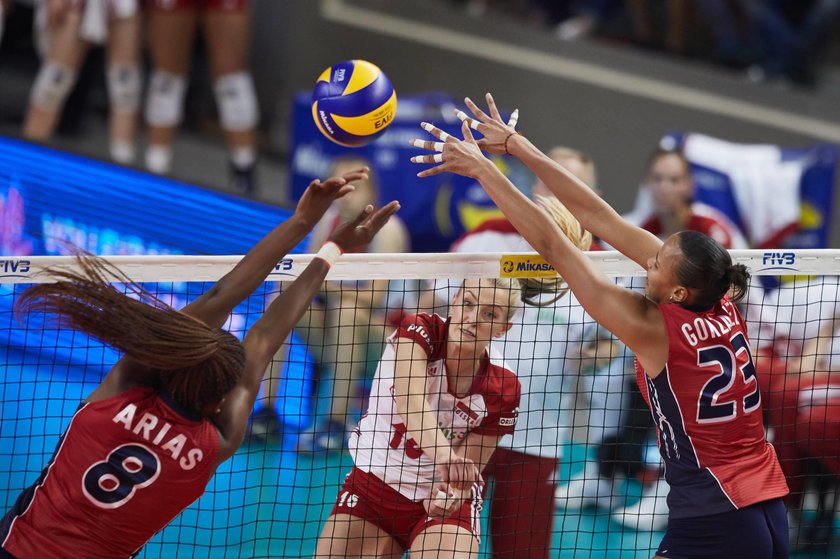 Siatkowka kobiet. VNL. Polska - Dominikana. 14.06.2018