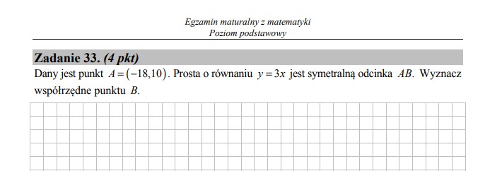 Matura z matematyki - poziom podstawowy