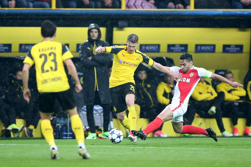 Pilka nozna. Liga Mistrzow. Borussia Dortmund - AS Monaco. 12.04.2017